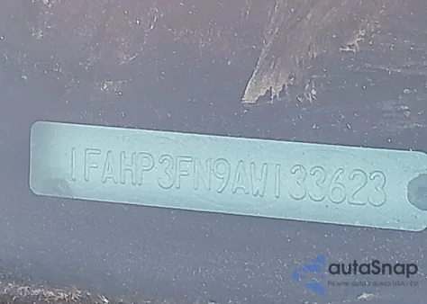 2010 Ford Focus Se из США, поврежденный, VIN 1FAHP3FN9AW133623